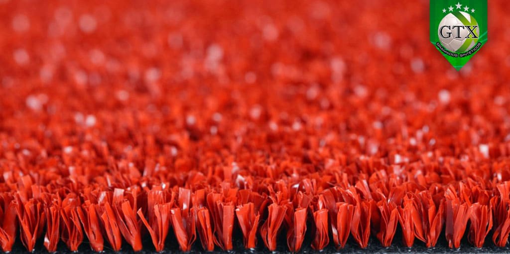 grama sintética decorativa vermelha
